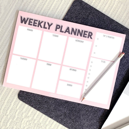 Weekly Planner Desk Pad